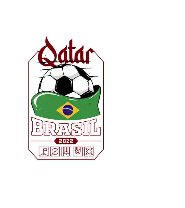 Qatar teams Brasil model negru pe tricou