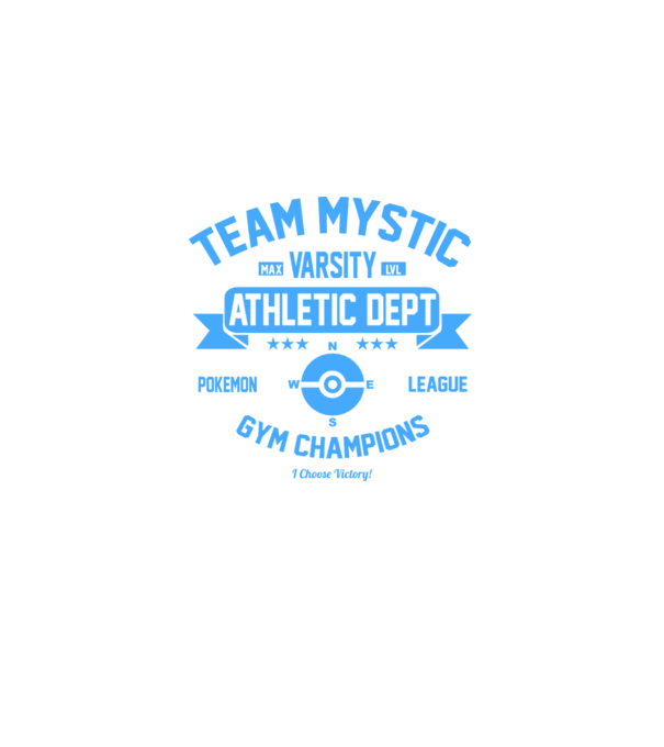 Mystic champions model negru pe tricou