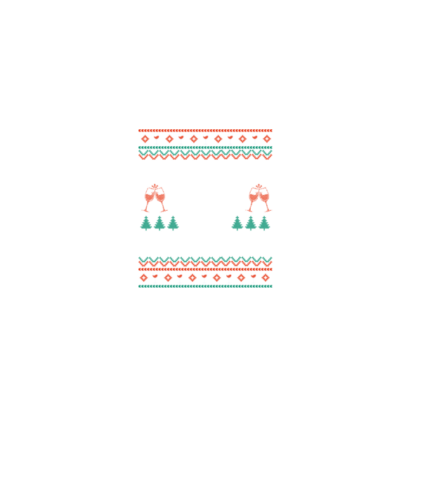Fueled by wine and christmas model negru pe tricou