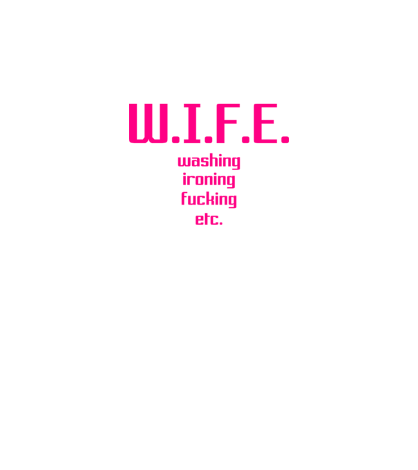 WIFE 3 model galben neon pe tricou
