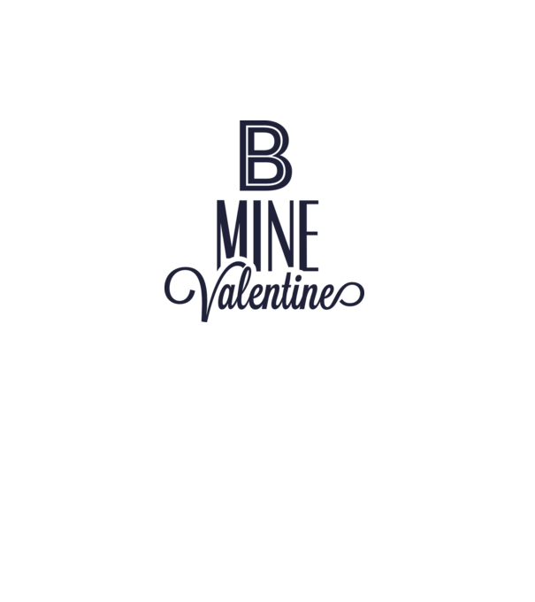 Be my Valentine! model gri pe tricou