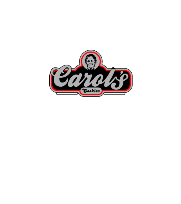 Carols cookies model negru pe tricou