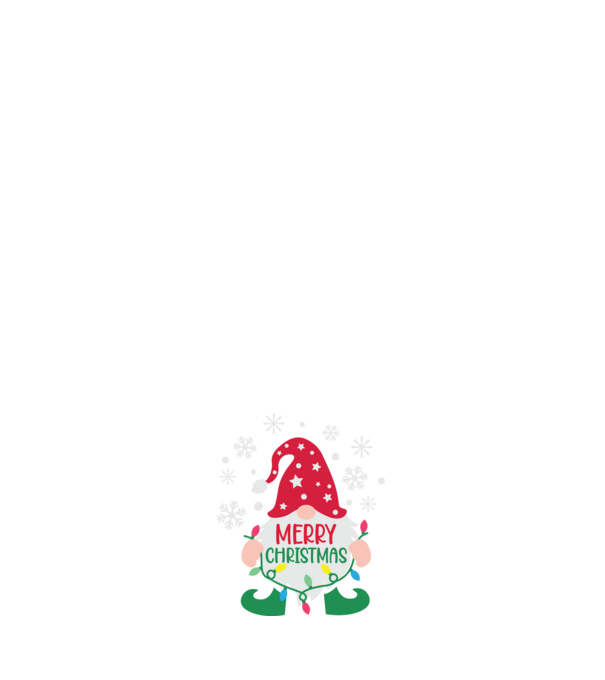 Merry christmas gnome model albastru închis pe tricou