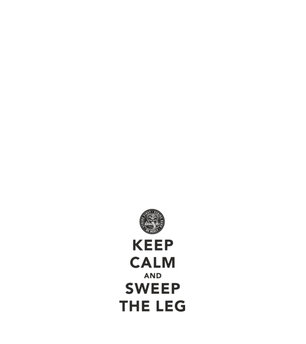 Keep calm and weep the leg cobra kai model negru pe tricou