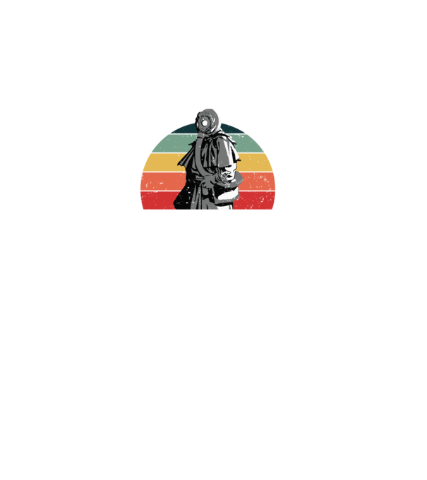 Retro chernobyl model negru pe tricou
