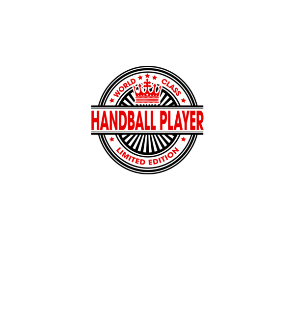 World class HANDBALIST model alb pe tricou