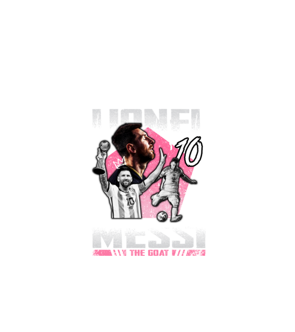 Messi tribute model negru pe tricou