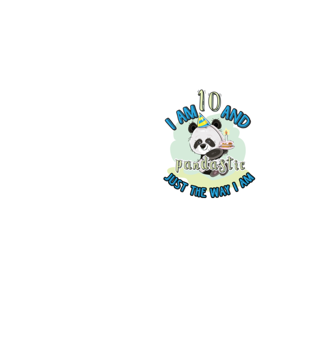 PANDASTIC 10 model galben neon pe tricou