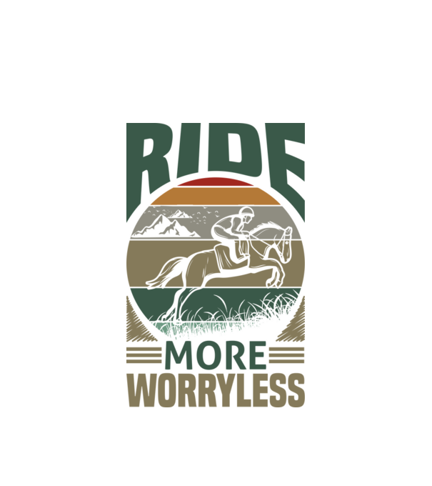 ride more model alb pe tricou