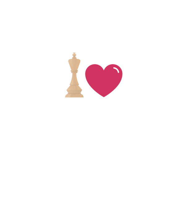 Love chess model negru pe tricou