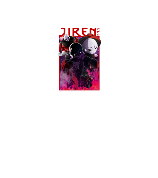 jiren dragonball model negru pe tricou