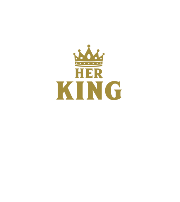 Her King model gri închis pe tricou