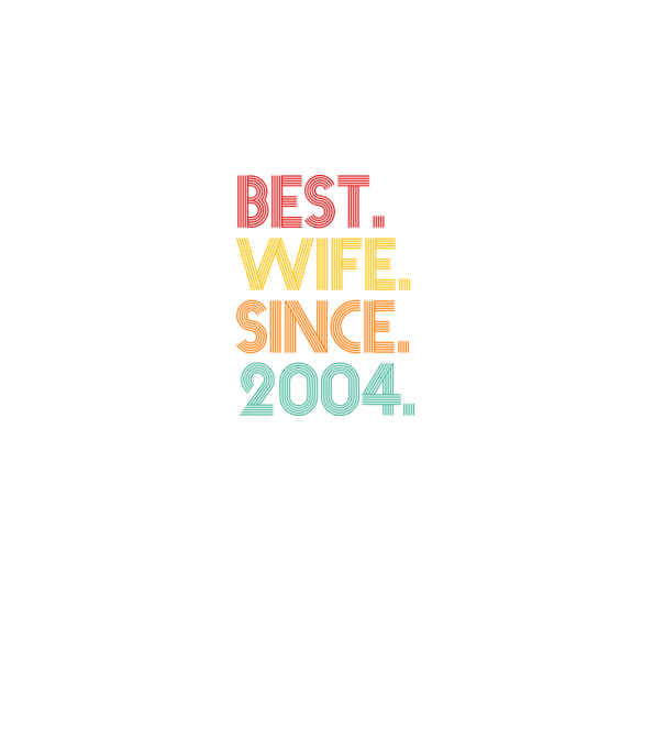 best wife since 2004 retro model negru pe tricou