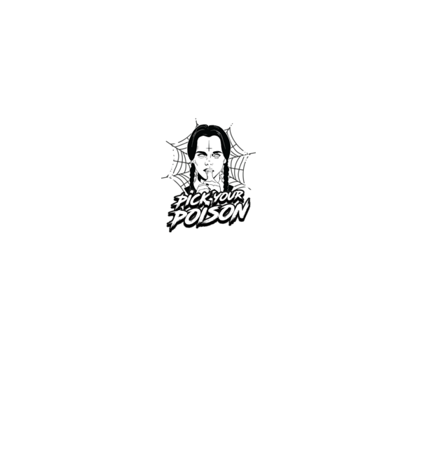 WEDNESDAY Pick your poison model gri pe tricou