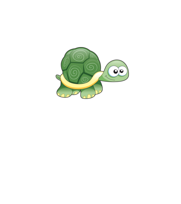 Turtle model albastru regal pe tricou