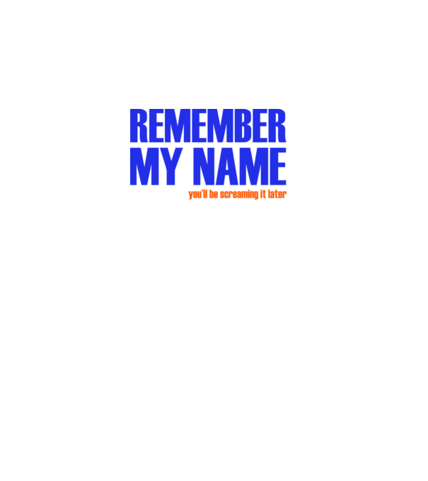 Remember My Name model alb pe tricou