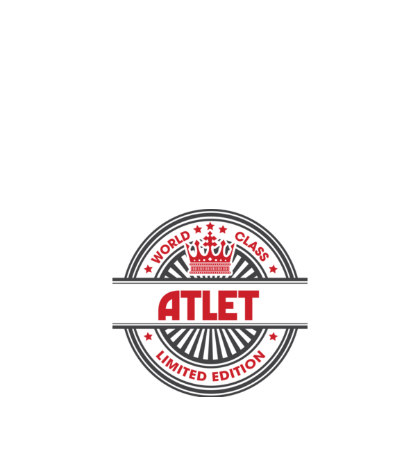 atlet model alb pe tricou