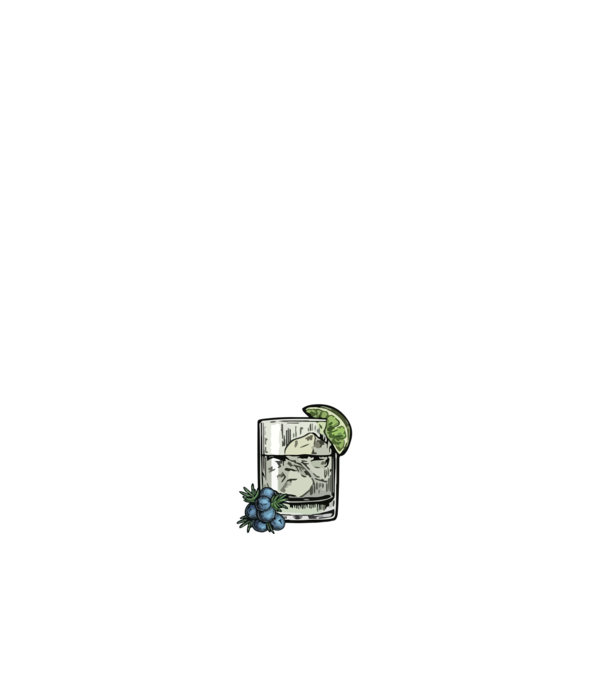 Let the fun be gin model negru pe tricou