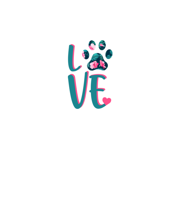 LOVE CÂINI model gri pe tricou