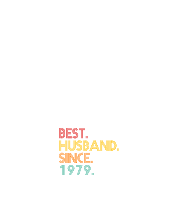 best husband since 1979 retro model albastru închis pe tricou