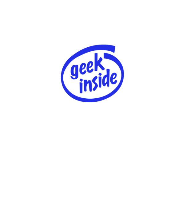 Geek inside model turcoaz pe tricou