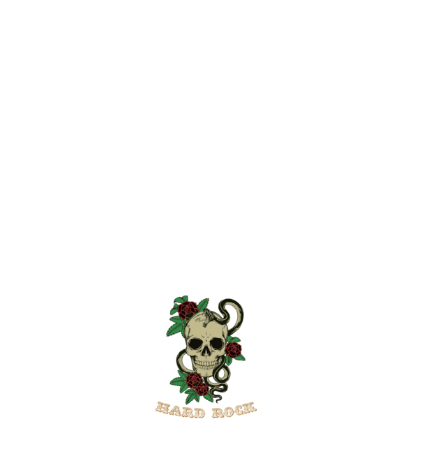 Hard Rock 1 model negru pe tricou