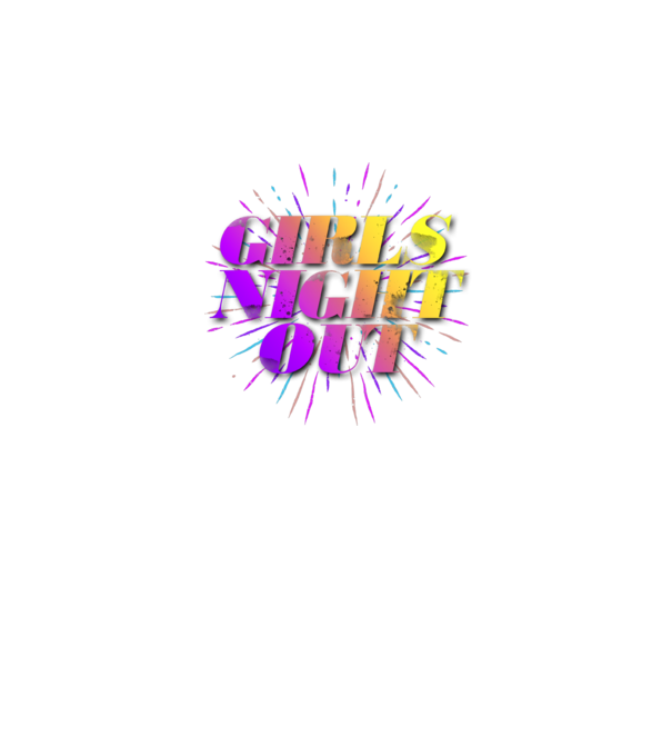 Girls Night Out model albastru închis pe tricou