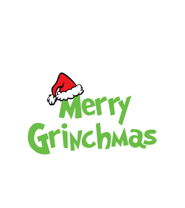 Grinchmas model alb pe tricou