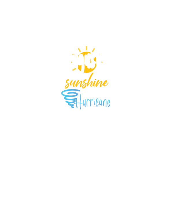 August Girls are Sunshine mixed with a little Hurricane model negru pe tricou