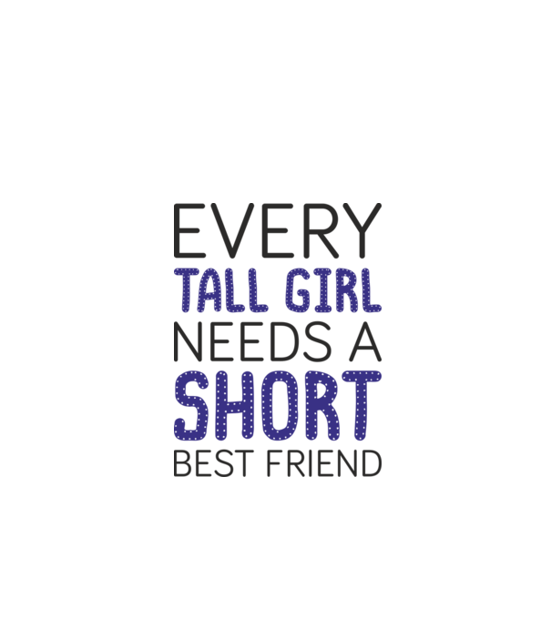 Short Freind model alb pe tricou