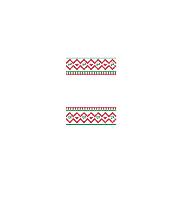 Model tricotat de Crăciun - tractorist model negru pe tricou