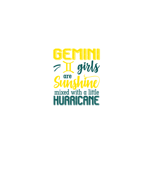 Sunshine with Hurricane GEMINI model negru pe tricou