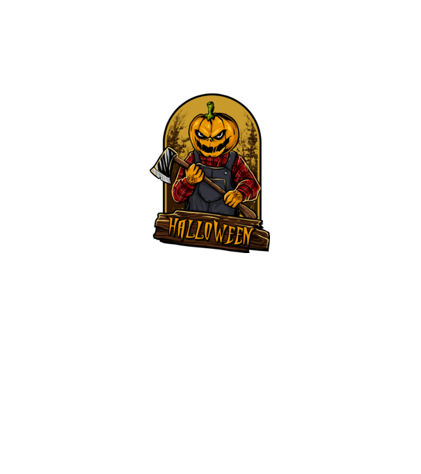 Scary halloween model gri pe tricou
