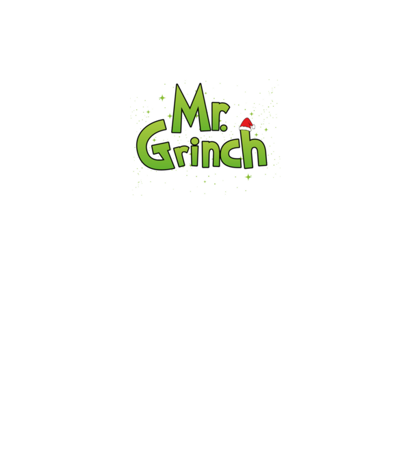 Grinch Family Mr Grinch model negru pe tricou