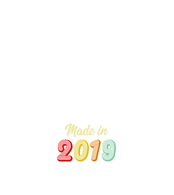 made in 2019 retro model albastru închis pe tricou