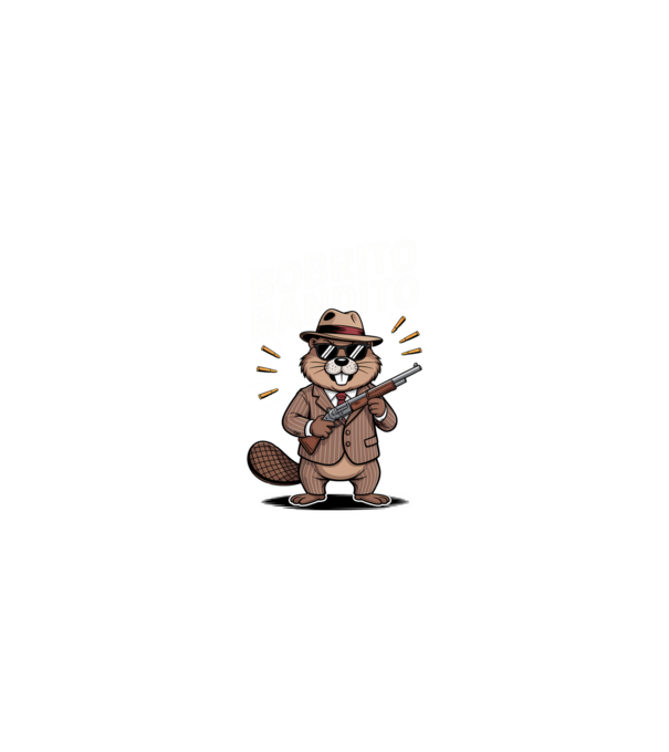 Bobrito Bandito model nisipiu pe tricou