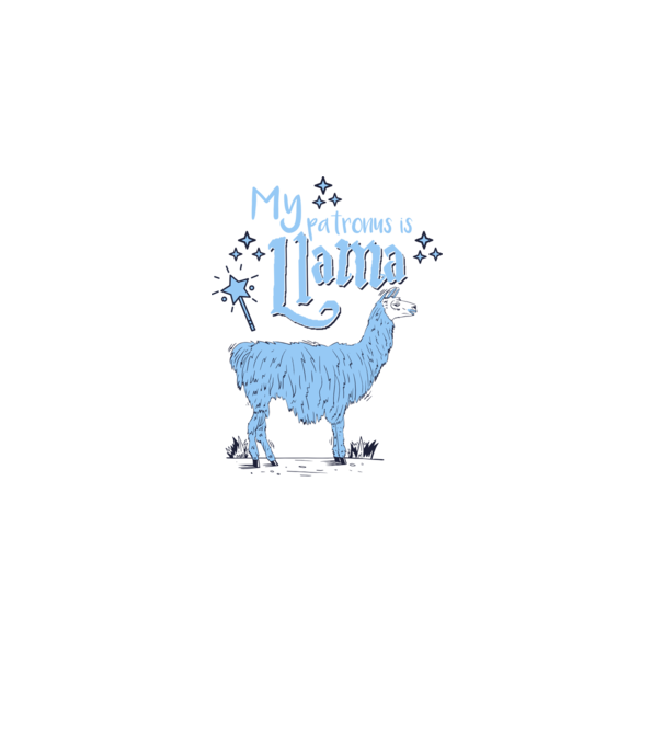 My patronus is Llama model negru pe tricou