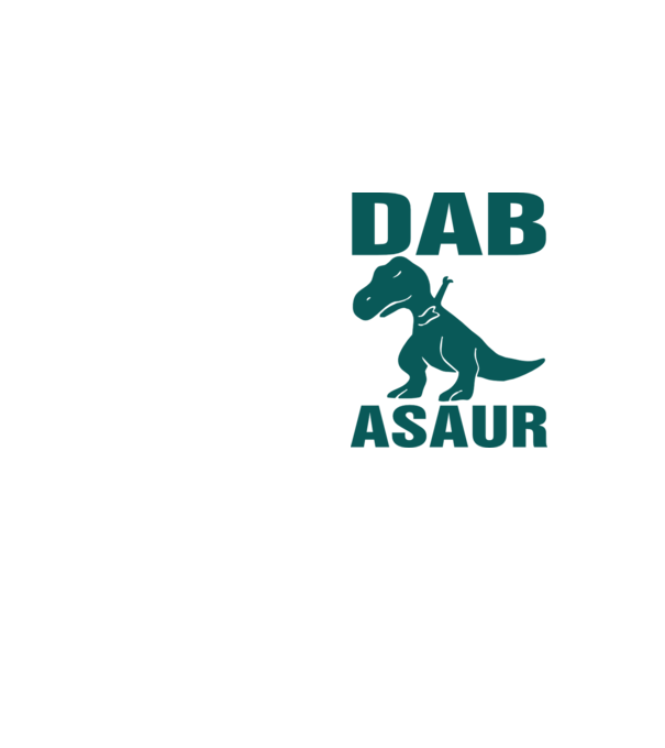 Dabasaur model galben neon pe tricou