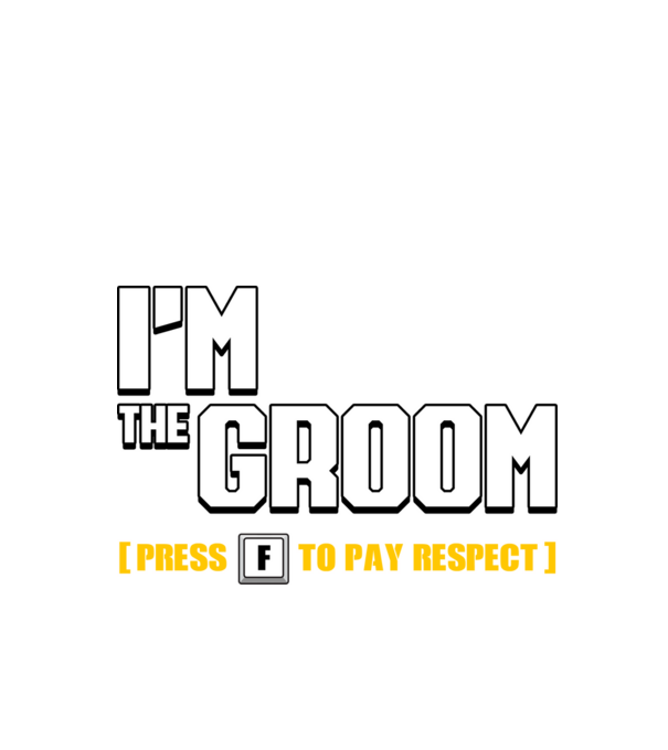 I'm the Groom model negru pe tricou