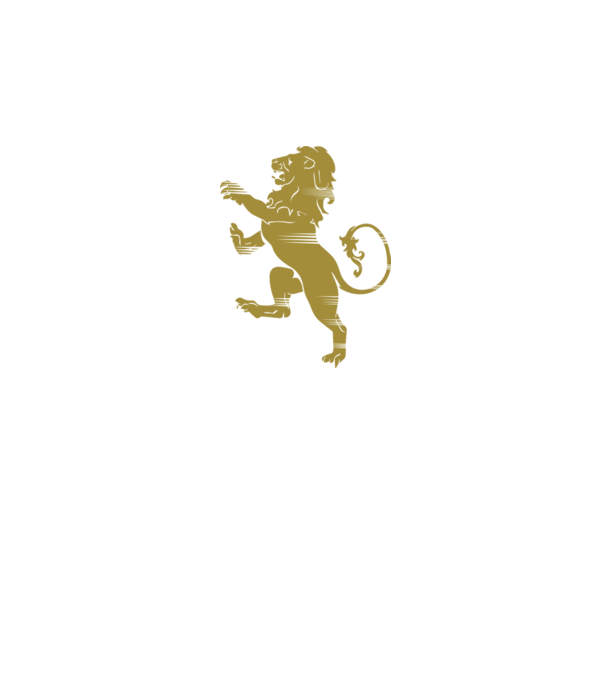 Lion Rampant model negru pe tricou