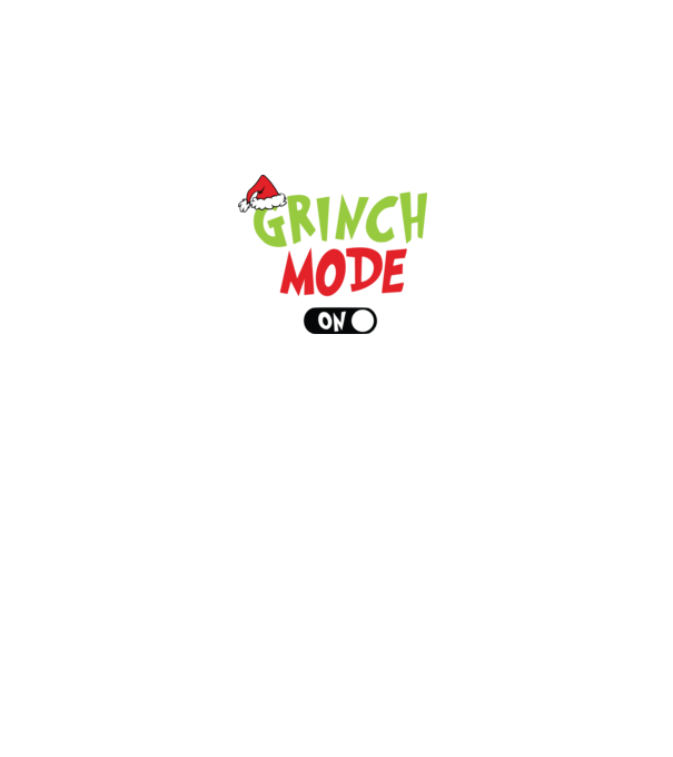 Grinch Mode model nisipiu pe tricou