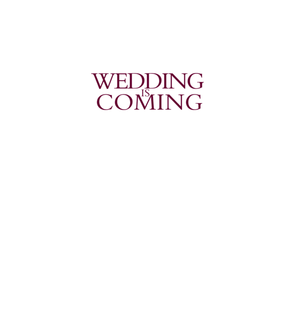 Wedding is coming model galben neon pe tricou