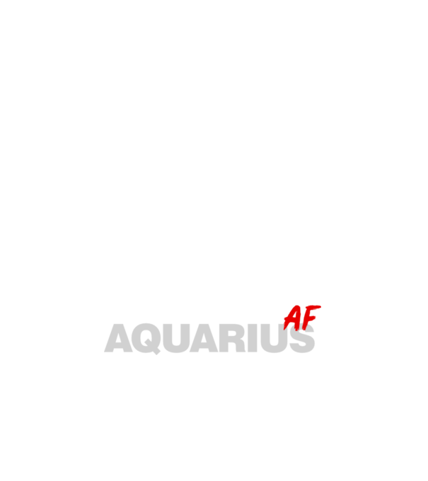 AQUARIUS as fuck model negru pe tricou