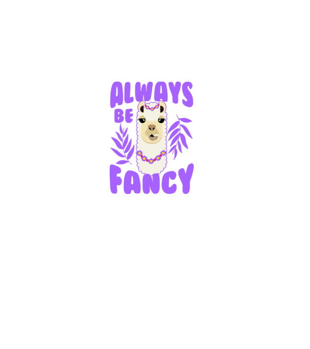 Always be fancy model negru pe tricou