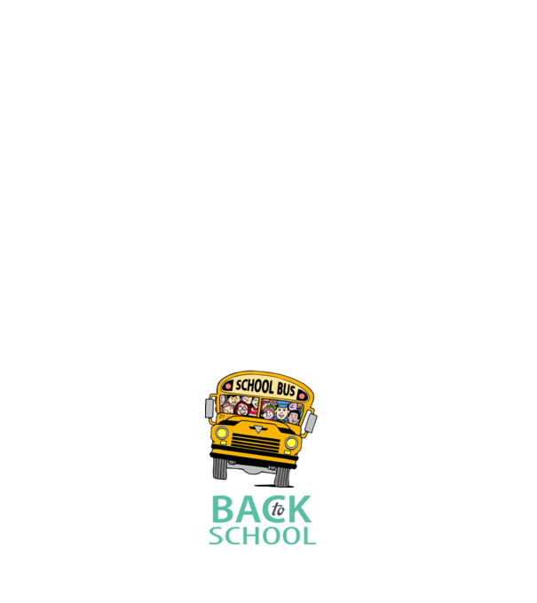 Back to school bus model negru pe tricou