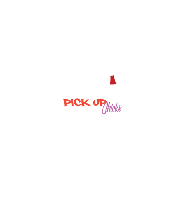 How to Pick up Chicks model negru pe tricou