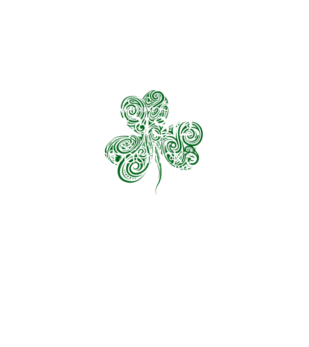 Everyone is irish shamrock model negru pe tricou