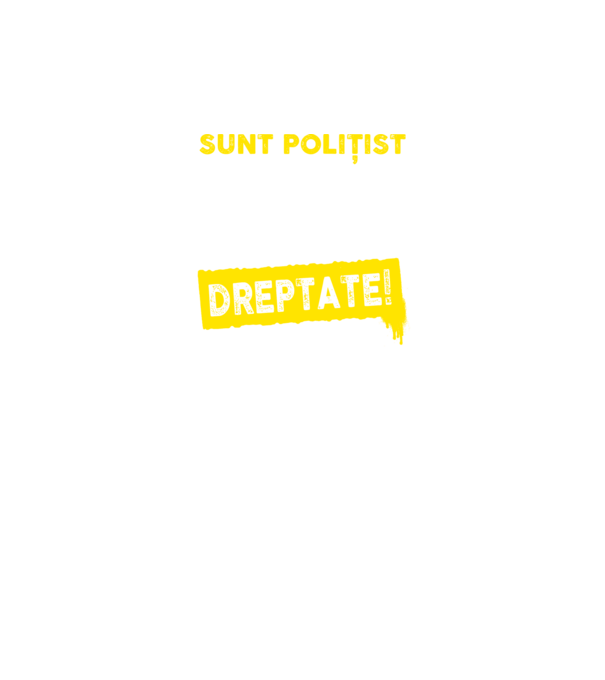 Sunt polițist, pentru a economisi timp, să reținem că am întotdeauna dreptate! model gri închis pe tricou