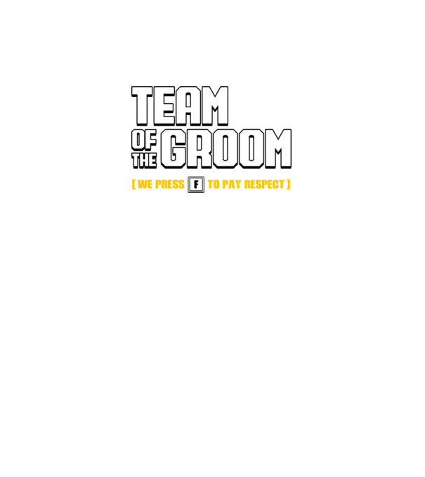 Team of the Groom model negru pe tricou