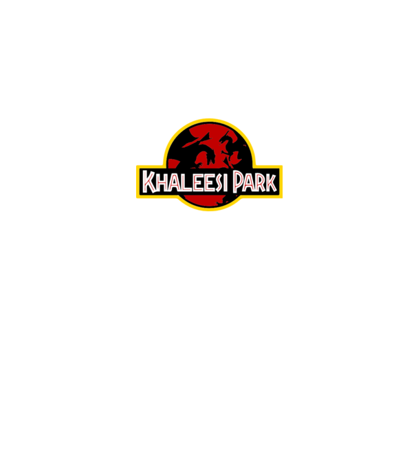 Khaleesi Park model alb pe tricou
